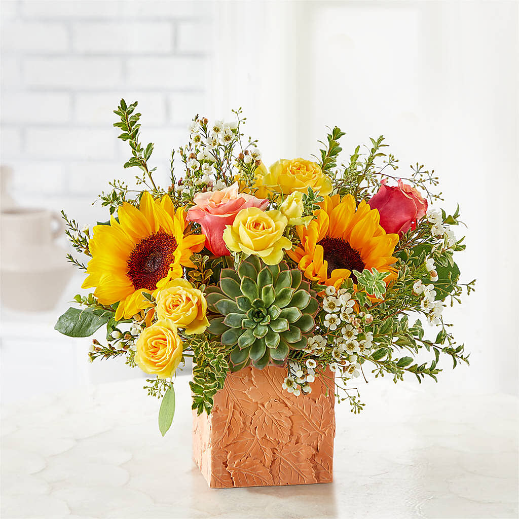 Sunflower Season Bouquet – DOMINO'S BLOOMS, Granbury TX