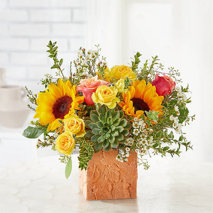 Sunflower Season Bouquet – DOMINO'S BLOOMS, Granbury TX
