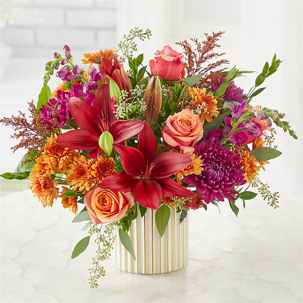 Burgundy Landscape Bouquet – DOMINO'S BLOOMS, Granbury TX