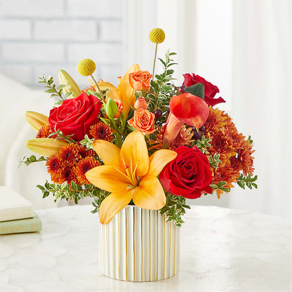 Scarlet Skies Bouquet – DOMINO'S BLOOMS, Granbury TX