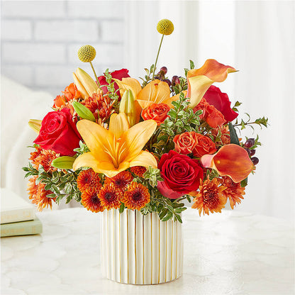 Scarlet Skies Bouquet – DOMINO'S BLOOMS, Granbury TX