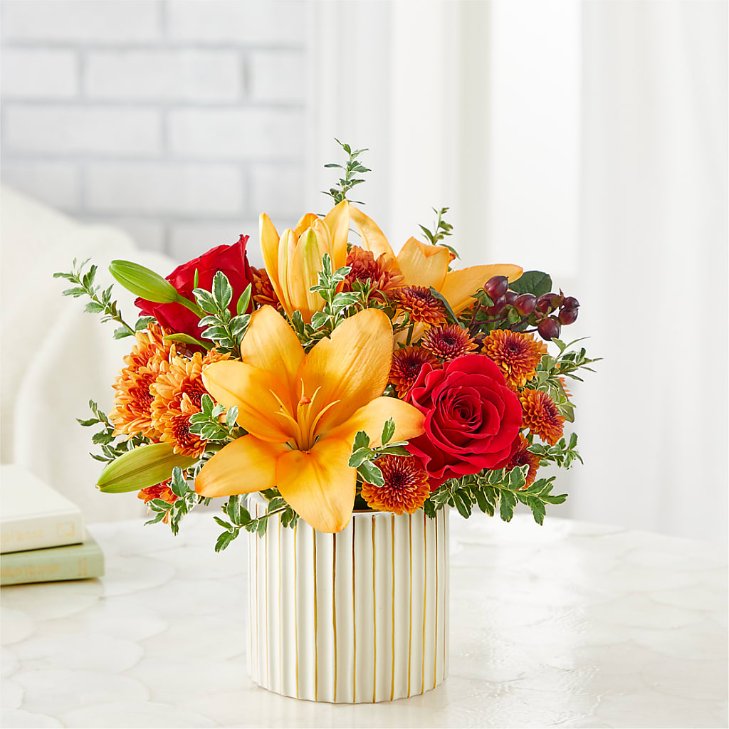 Scarlet Skies Bouquet – DOMINO'S BLOOMS, Granbury TX