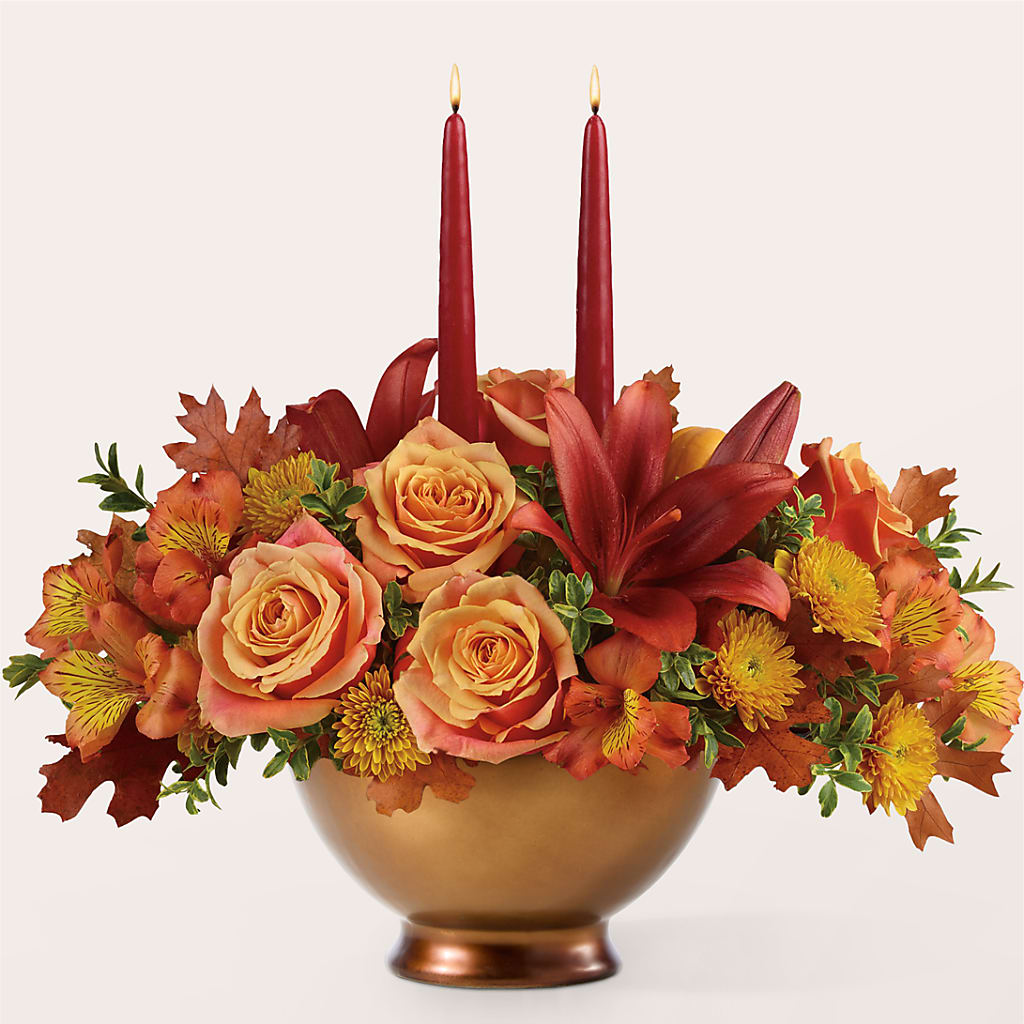 Harvest Table Centerpiece – DOMINO'S BLOOMS, Granbury TX