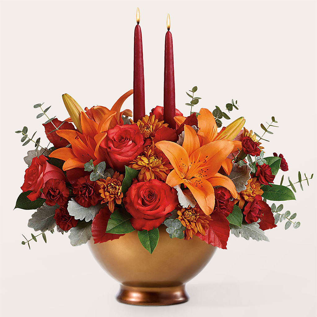 Fruits of Fall Centerpiece – DOMINO'S BLOOMS, Granbury TX