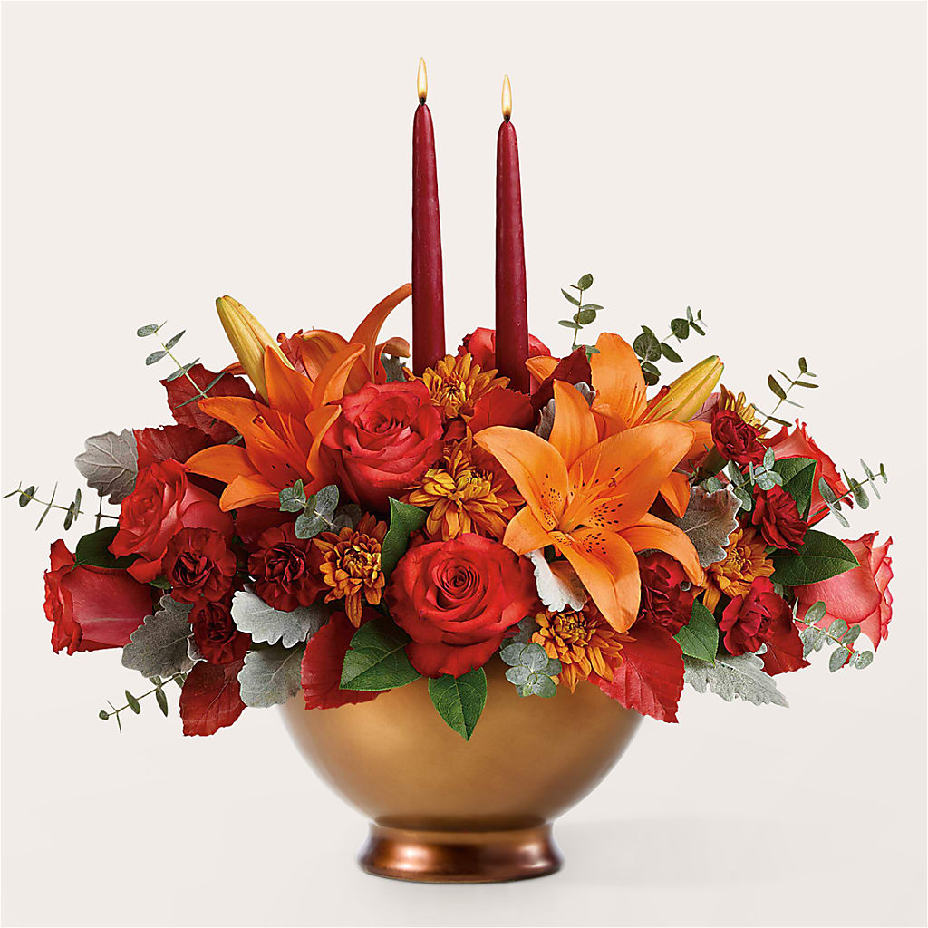 Fruits of Fall Centerpiece – DOMINO'S BLOOMS, Granbury TX