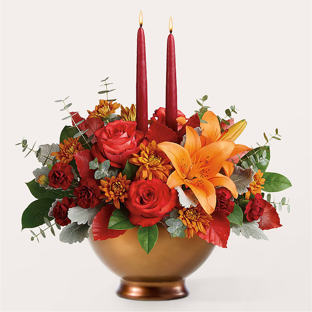 Fruits of Fall Centerpiece – DOMINO'S BLOOMS, Granbury TX