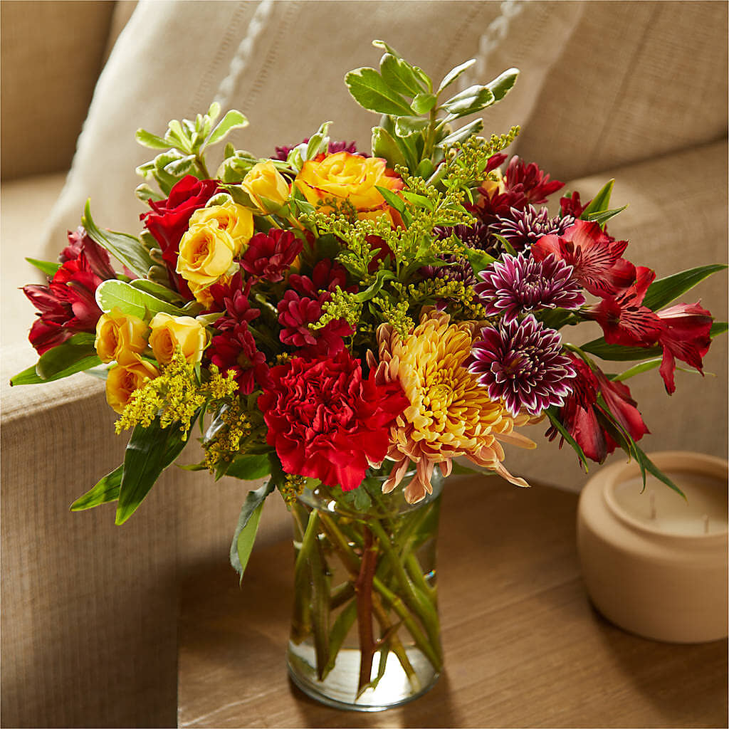 Fall Delight – A Florist Original – DOMINO'S BLOOMS, Granbury TX