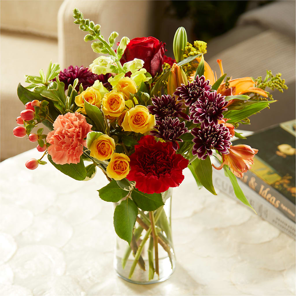 Fall Delight – A Florist Original – DOMINO'S BLOOMS, Granbury TX