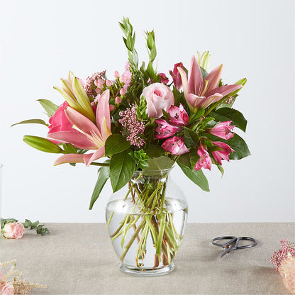 Pink Ribbon - A Florist Original – DOMINO'S BLOOMS, Granbury TX