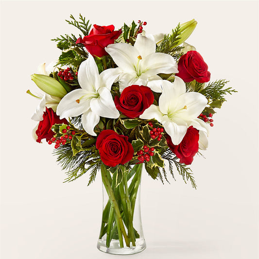 Sparkling Snowflakes Bouquet – DOMINO'S BLOOMS, Granbury TX
