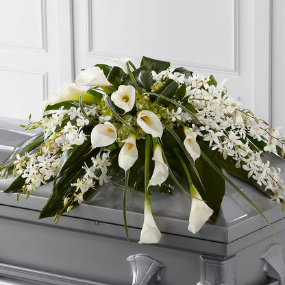 Angel Wings Casket Spray – DOMINO'S BLOOMS, Granbury TX