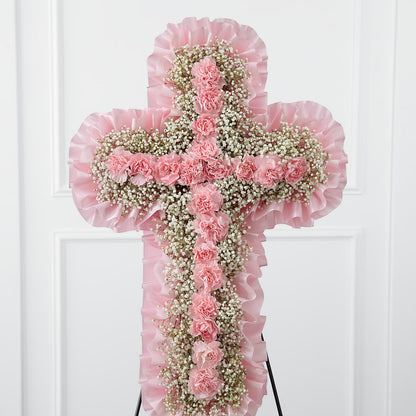 Angel's Cross Easel – DOMINO'S BLOOMS, Granbury TX