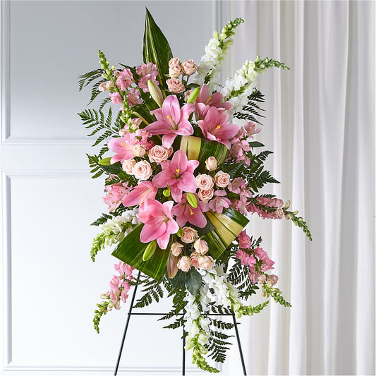 Elegant Embrace Standing Spray – DOMINO'S BLOOMS, Granbury TX