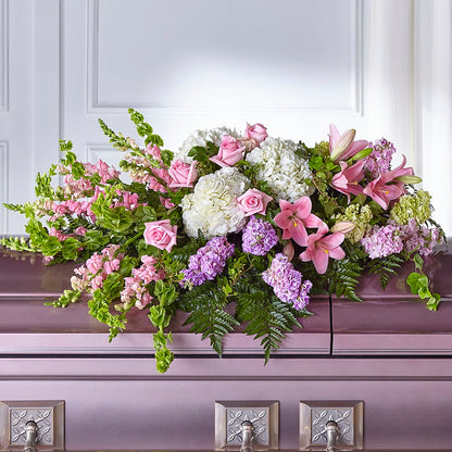 Life's Gratitude Casket Spray – DOMINO'S BLOOMS, Granbury TX