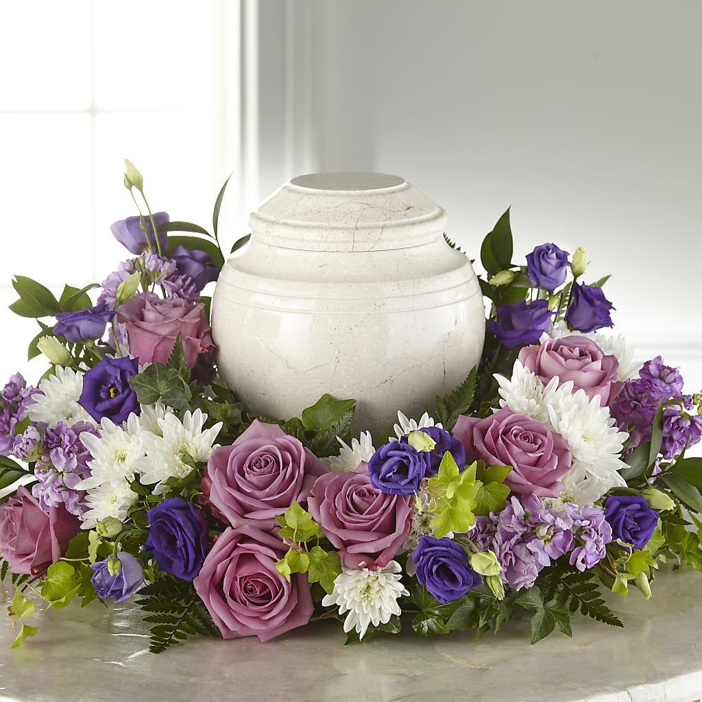 Blooming Sympathy Cremation Adornment – DOMINO'S BLOOMS, Granbury TX