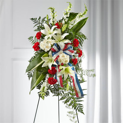 Stars of Life Standing Spray – DOMINO'S BLOOMS, Granbury TX