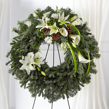 Greens of Hope Wreath – DOMINO'S BLOOMS, Granbury TX