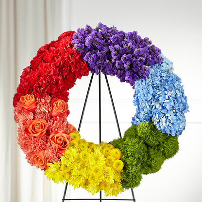 Circle of Love Wreath – DOMINO'S BLOOMS, Granbury TX