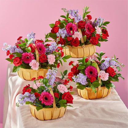 Pink Picnic Basket – DOMINO'S BLOOMS, Granbury TX