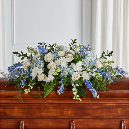 Timeless Essence Casket Spray – DOMINO'S BLOOMS, Granbury TX