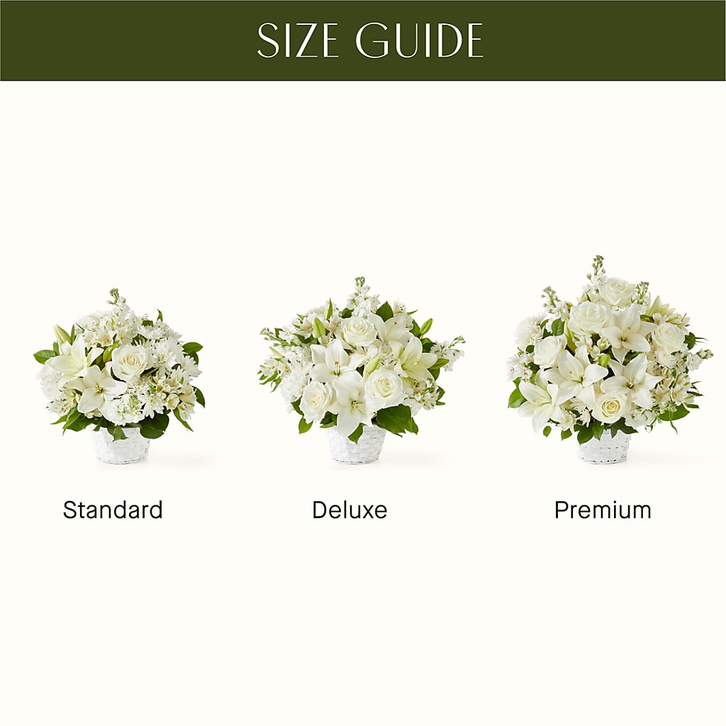 Peaceful Reflections Arrangement – DOMINO'S BLOOMS, Granbury TX