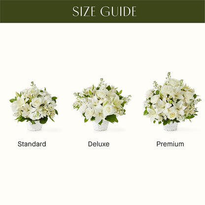 Peaceful Reflections Arrangement – DOMINO'S BLOOMS, Granbury TX