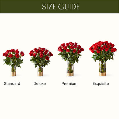 Classic Love Red Rose Bouquet – DOMINO'S BLOOMS, Granbury TX