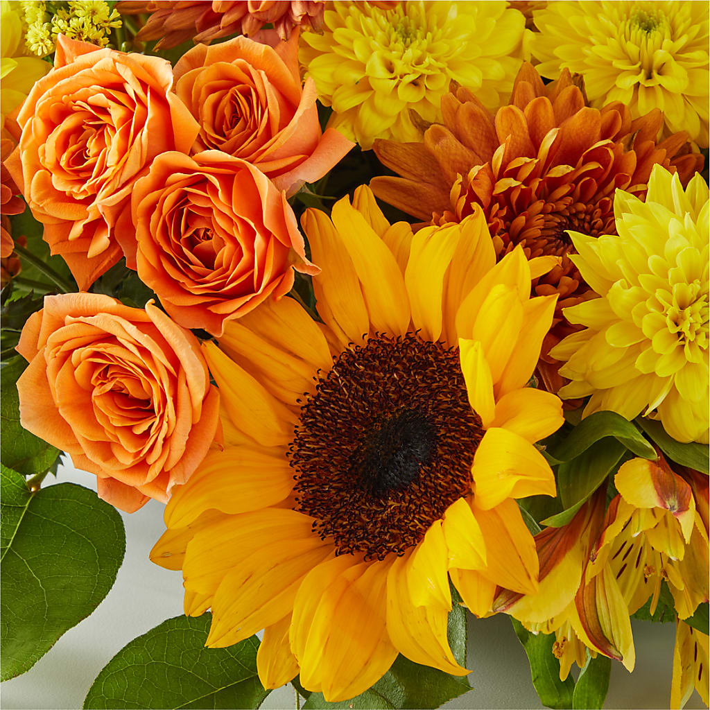 Autumn Harmony Centerpiece – DOMINO'S BLOOMS, Granbury TX