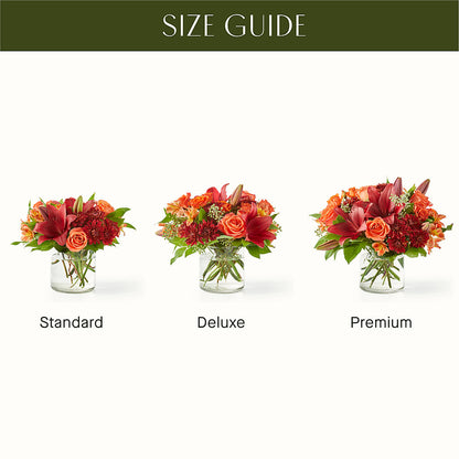 Crimson Leaves Bouquet – DOMINO'S BLOOMS, Granbury TX