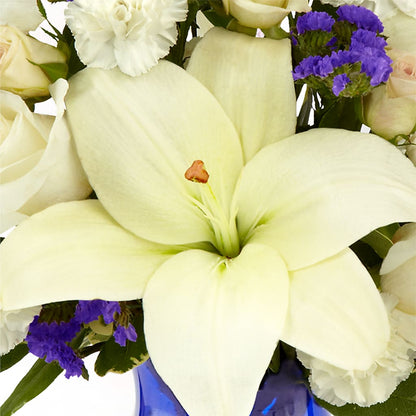 Sapphire Rush Bouquet – DOMINO'S BLOOMS, Granbury TX