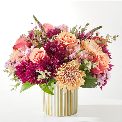 Berry Cobbler Bouquet with Ivory Vase – DOMINO'S BLOOMS, Granbury TX