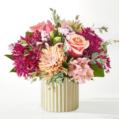 Berry Cobbler Bouquet with Ivory Vase – DOMINO'S BLOOMS, Granbury TX