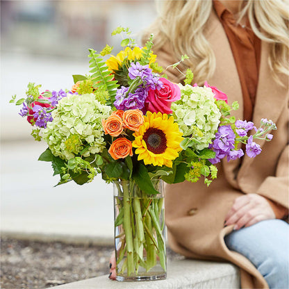 Vibrant Greetings Bouquet – DOMINO'S BLOOMS, Granbury TX