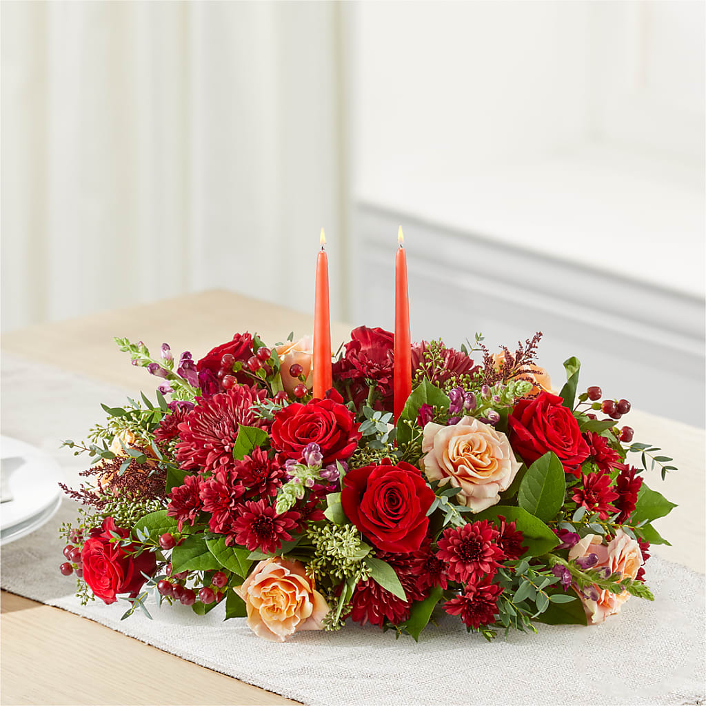 Most Thankful Centerpiece – DOMINO'S BLOOMS, Granbury TX