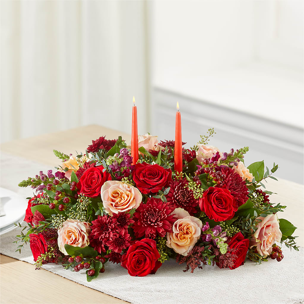 Most Thankful Centerpiece – DOMINO'S BLOOMS, Granbury TX