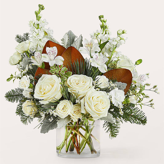 Fresh Snowfall Bouquet – DOMINO'S BLOOMS, Granbury TX