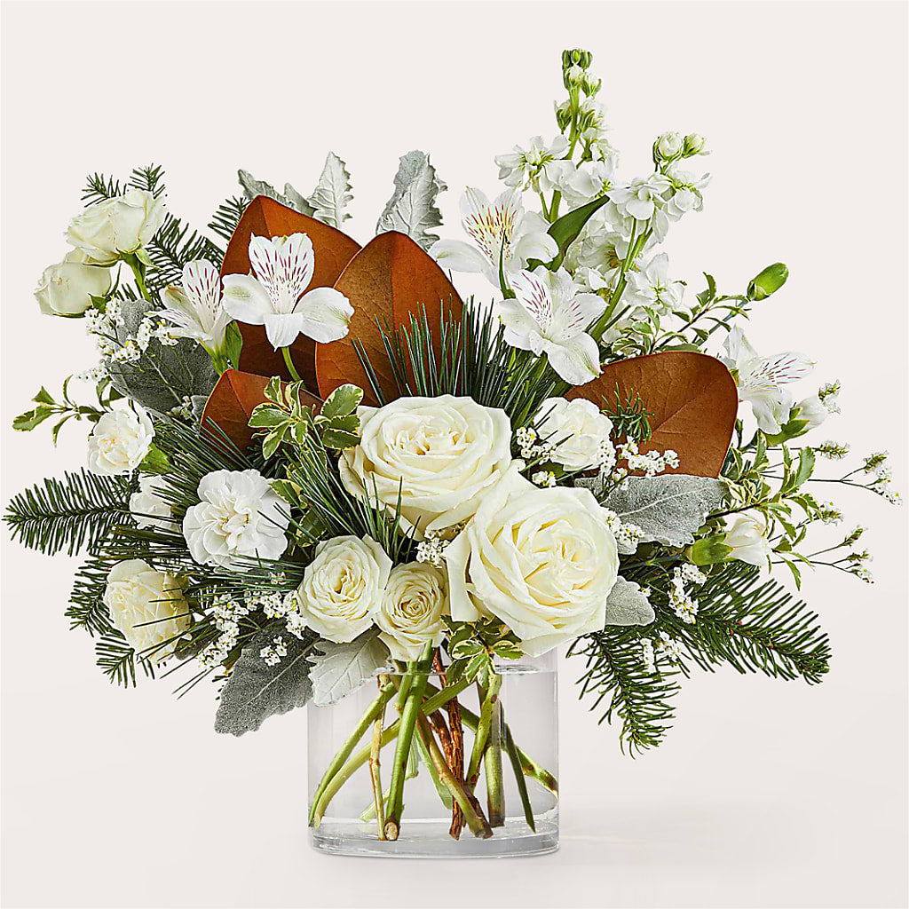 Fresh Snowfall Bouquet – DOMINO'S BLOOMS, Granbury TX