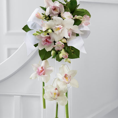 Perfect Entrance Pew Arrangement – DOMINO'S BLOOMS, Granbury TX