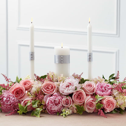 Worldwide Romance Unity Candle Arrangement – DOMINO'S BLOOMS, Granbury TX