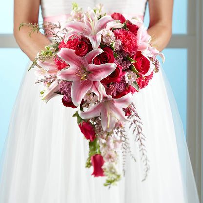 Lily & Rose Bouquet – DOMINO'S BLOOMS, Granbury TX