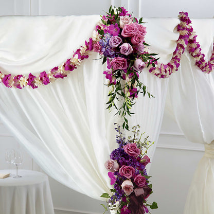Color & Light Chuppah Decor – DOMINO'S BLOOMS, Granbury TX