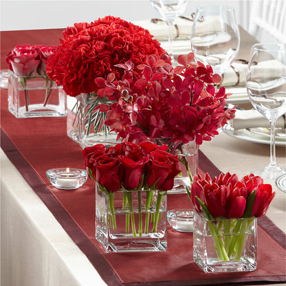 Modern Grace Centerpiece – DOMINO'S BLOOMS, Granbury TX